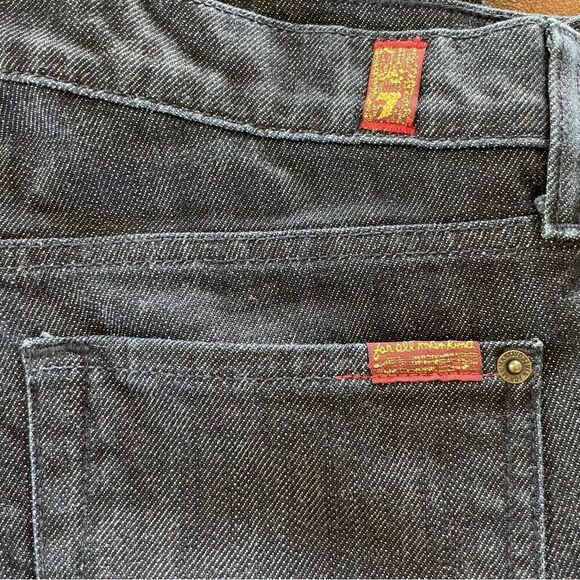 7 for all mankind Women’s Roxanne Jeans Low Rise Dark Wash Soft Size 29 - Picture 12 of 13